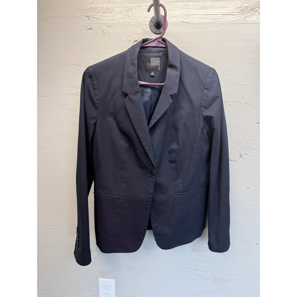 The Limited Collection Navy Blue Single Button Blazer Jacket Size 10